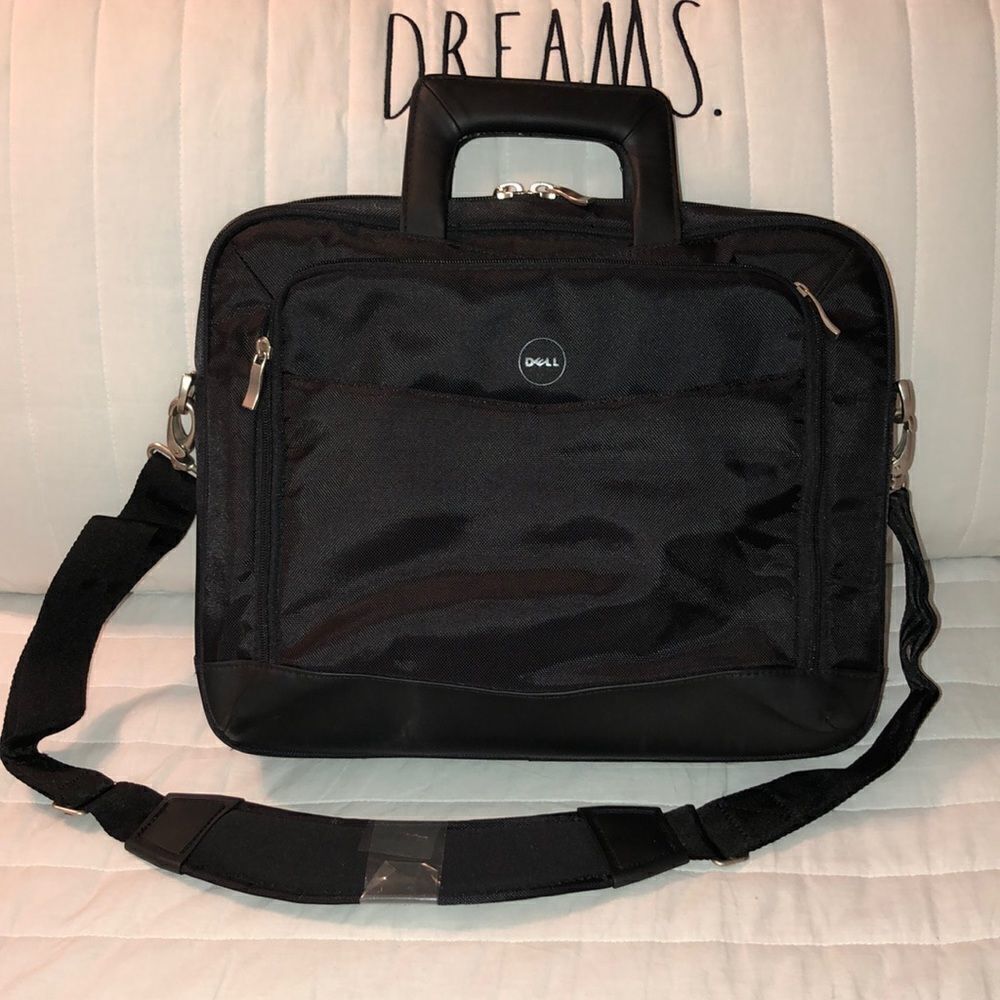 Dell Tech Padded Laptop Travel Bag with a Crossbody Strap